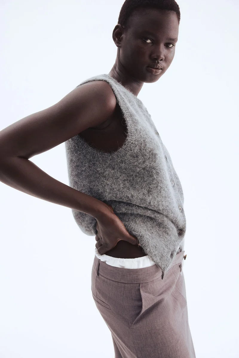 H&M Alpaca-blend waistcoat